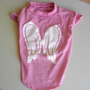 Pink Angel Wings Dog Shirt